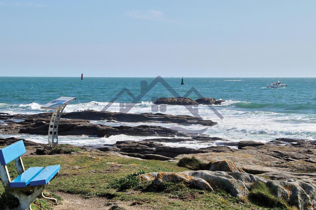 Au Guilvinec Seaside Retreat: Oceanview Comfort with Pool and Garden Exterior photo